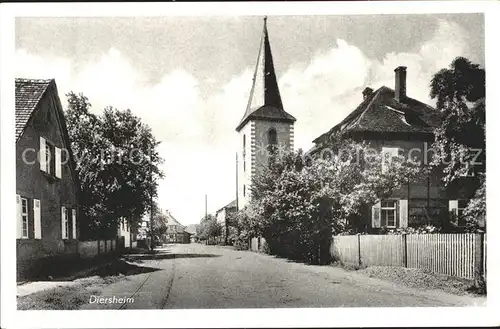 Diersheim Kirche / Rheinau /Ortenaukreis LKR