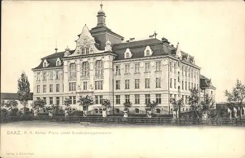 Saaz Tschechien Kaiser Franz Josef Staatsobergymnasium / zatec /