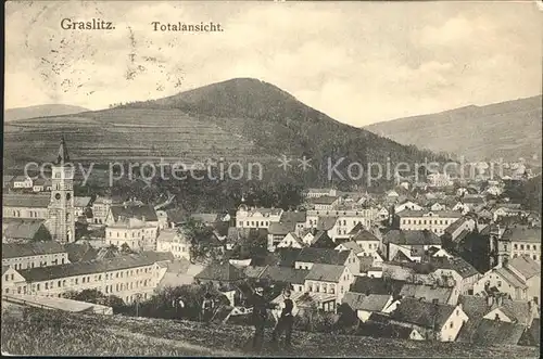 Graslitz Tschechien Stadtansicht / Kraslice /