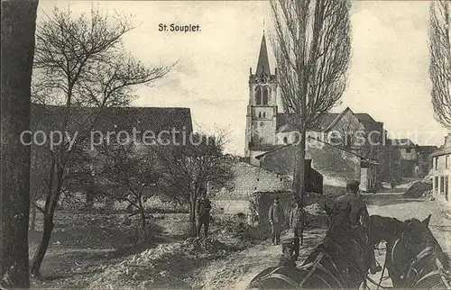 Saint-Souplet Kirche / Saint-Souplet /Arrond. de Cambrai