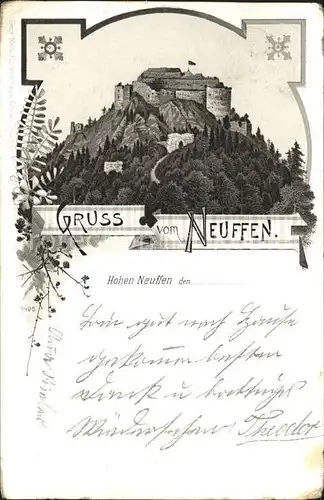 Neuffen Burg / Neuffen /Esslingen LKR