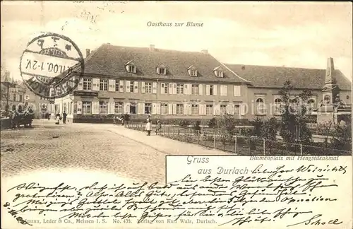 Durlach Gasthaus zur Blume / Karlsruhe /Karlsruhe LKR