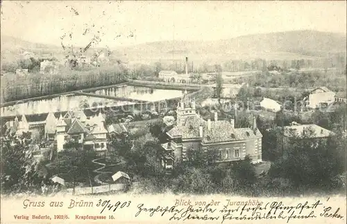 Bruenn Brno Blick von der Juranshoehe / Brno /Brno-mesto