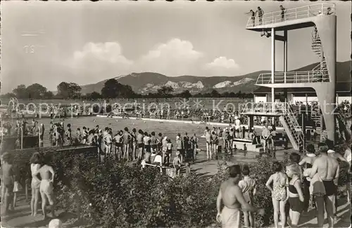 Heidelberg Neckar Neues Schwimmbad / Heidelberg /Heidelberg Stadtkreis