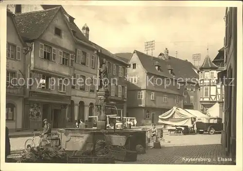 Kaysersberg Haut Rhin Brunnen / Kaysersberg /Arrond. de Ribeauville