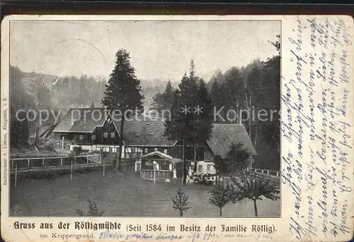 Bad Schandau Roelligmuehle / Bad Schandau /Saechsische Schweiz-Osterzgebirge LKR