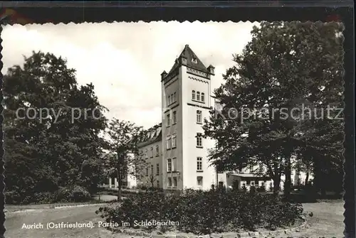 Aurich Ostfriesland Partie im Schlossgarten Kat. Aurich