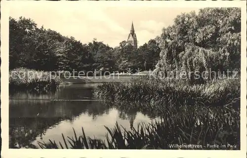 Wilhelmshaven Partie im Park Kat. Wilhelmshaven