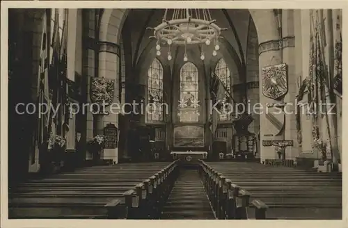 Wilhelmshaven Inneres der Marine Gedaechtnis Kirche  Kat. Wilhelmshaven