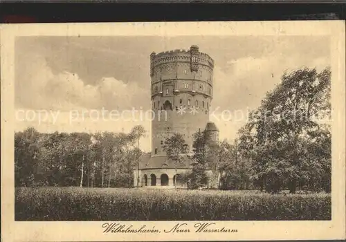 Wilhelmshaven Neuer Wasserturm Kat. Wilhelmshaven