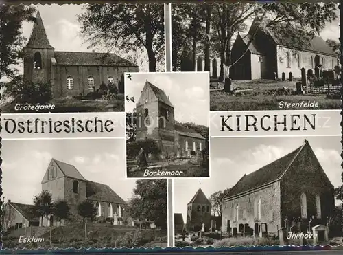 Esklum Ostfriesische Kirchen  Steenfelde Ihrhove Grotegaste Kat. Westoverledingen