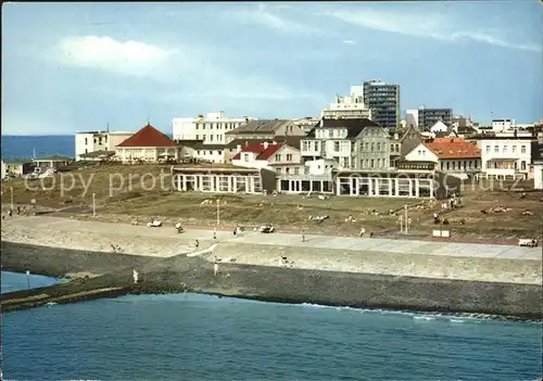 Norderney Nordseebad Marienhoehe und Kurliegehalle Kat. Norderney