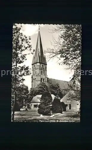 Papenburg Sankt Antonius Kirche Kat. Papenburg