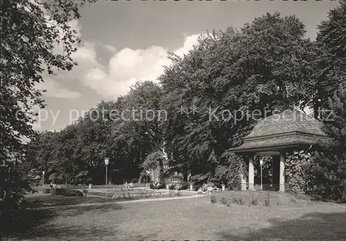 Nenndorf Papenburg Kurpark mit Tempel Kat. Papenburg