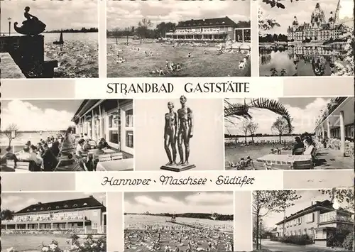 Hannover Strandbad Gaststaette Kat. Hannover