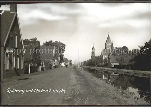 Papenburg Splitting mit Michaelskirche Kat. Papenburg