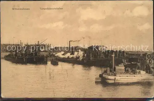 Wilhelmshaven Torpedo Bootshafen Kat. Wilhelmshaven