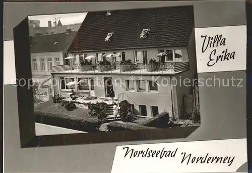 Norderney Nordseebad Villa Erika Kat. Norderney