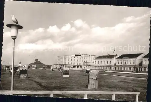 Norderney Nordseebad Strand Promenade Hotels  Kat. Norderney