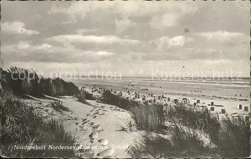 Norderney Nordseebad Duenen Strand Kat. Norderney