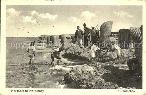 Norderney Nordseebad Strand Kat. Norderney