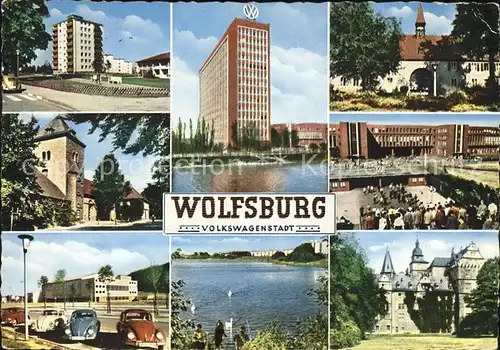 Wolfsburg VW Werk Burg Teich  Kat. Wolfsburg