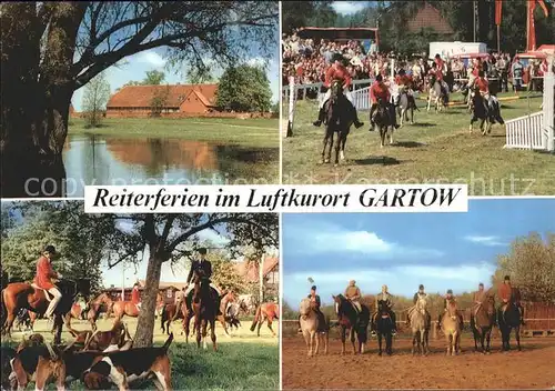 Gartow Elbe Reiten Pferd Kat. Gartow