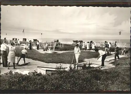 Norderney Nordseebad Minigolfplatz Kat. Norderney