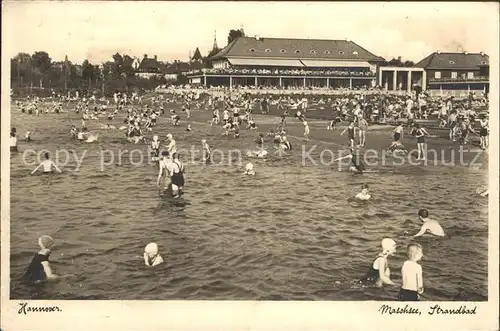 Hannover Maschsee Strandbad  Kat. Hannover