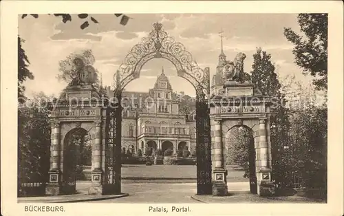 Bueckeburg Palais Portal Kat. Bueckeburg
