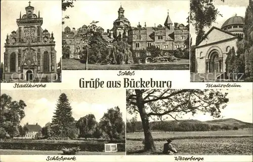 Bueckeburg Mausoleum Weserberge Schlosspark Kat. Bueckeburg