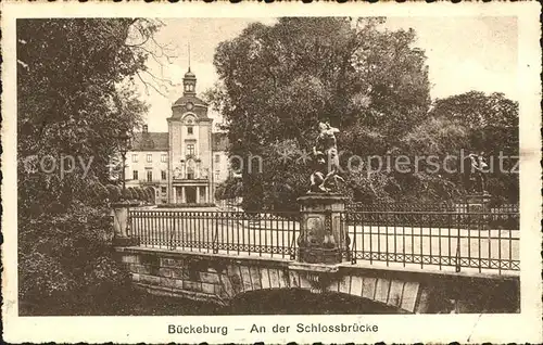 Bueckeburg Schlossbruecke Kat. Bueckeburg