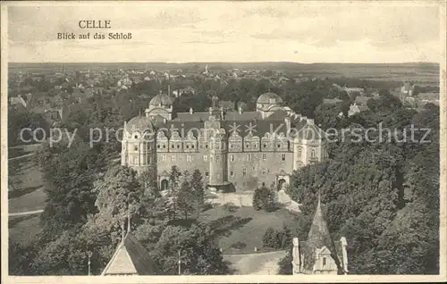 Celle Niedersachsen Schloss Fliegeraufnahme Kat. Celle