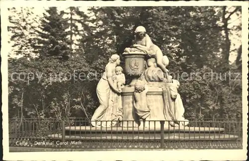 Celle Niedersachsen Denkmal Carol Math Kat. Celle