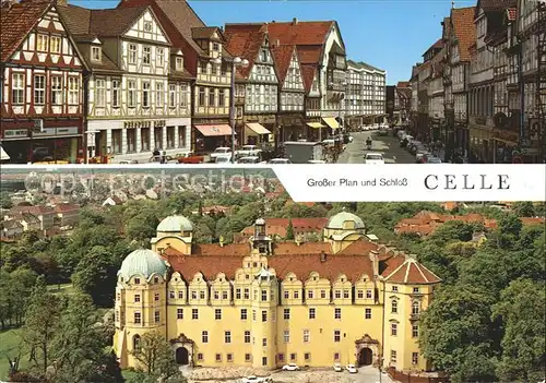 Celle Niedersachsen Grosser Plan Schloss Kat. Celle