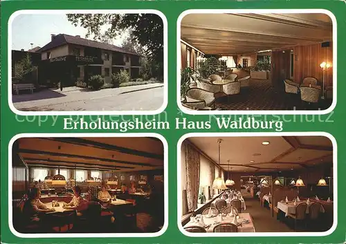 Bad Bevensen Erholungsheim Haus Waldburg Kat. Bad Bevensen
