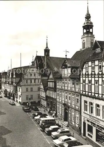 Celle Niedersachsen Rathaus und Markt Kat. Celle