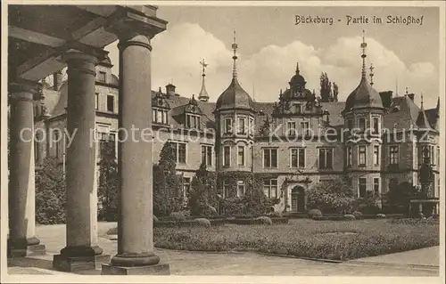 Bueckeburg Schlosshof Kat. Bueckeburg