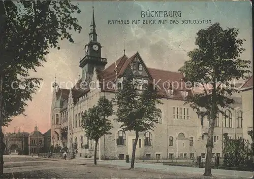 Bueckeburg Rathaus Schlosstor Kat. Bueckeburg