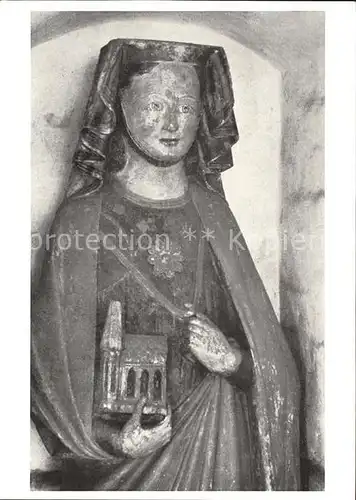 Wienhausen Kloster Wienhausen Skulptur Agnes von Meissen Kat. Wienhausen