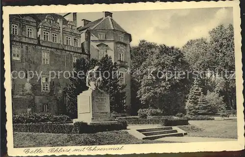 Celle Niedersachsen Schloss mit Ehrenmal Kat. Celle