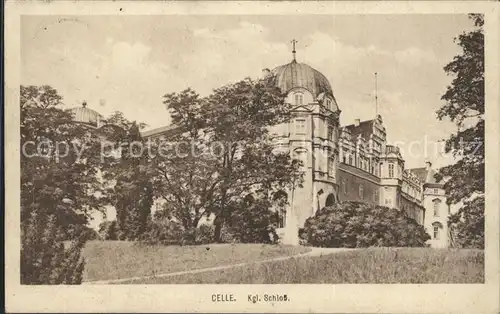 Celle Niedersachsen Kgl Schloss Kat. Celle