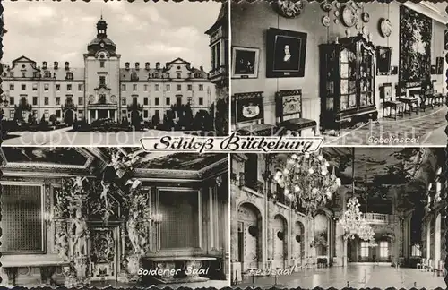 Bueckeburg Schloss Gebelinsaal Goldener Saal Festsaal Kat. Bueckeburg