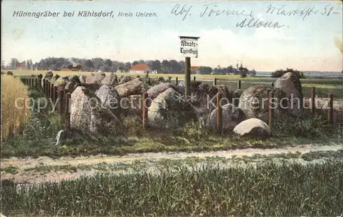 Uelzen Lueneburger Heide Huenengraeber bei Kaehlsdorf Kat. Uelzen