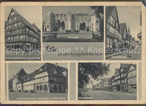 Celle Niedersachsen Altes Patrizierhaus Schloss Neue Strasse Vaterlaendisches Museum Stechbahn Kat. Celle