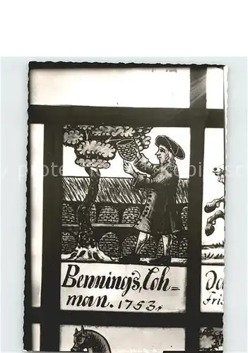 Celle Niedersachsen Bomann Museum Fenster Repro Kat. Celle