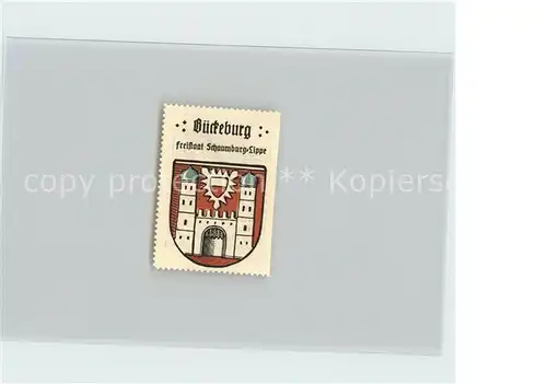 Bueckeburg Wappen Kat. Bueckeburg