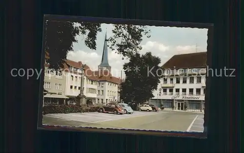 Uelzen Lueneburger Heide Marktplatz Brunnen Kirche Kat. Uelzen