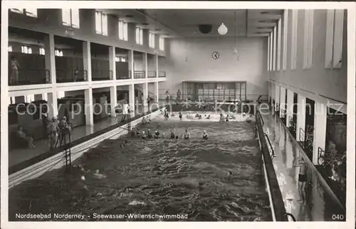 Norderney Nordseebad Seewasser Wellenschwimmbad Kat. Norderney