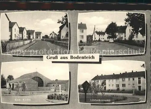 Bodenteich Ostpreussenweg Waldweg Kath Kirche Luebbeckenkamp Kat. Bad Bodenteich